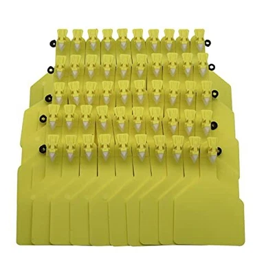 $47.65 • Buy 50 Count TPU Blank One-Piece Cattle Ear Tags Z Blank Ear Tags Large Livestock...
