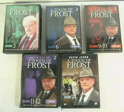 A Touch Of Frost DVD Lot Set Seasons 3 6 9 10 11 12 14 UK Detective Show  • $29.95