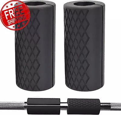 Grip Fat Bar 1 Pair Dumbbell Fat Barbell Grips Thick Bar Grips For Weightlifti • $27.91