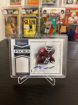 MICHAEL FLOYD 2012 PRESTIGE PRESTIGIOUS PICKS PATCH AUTO RC /99 Arizona Cardinal • $9.99