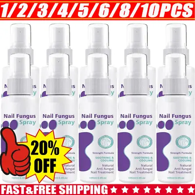 1-10X Medinail Fungus Repair Spray For FootNail Soft Nail Fungus Treatment 👍 • £40.43