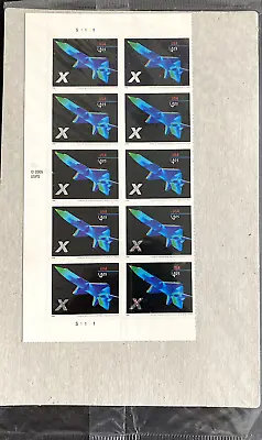 US SCOTT # 4018 X-Plane Holograph  PrIority $4.05 Stamp Sheet Of 10 (2005) MNH • £70