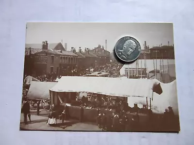 THE MAY FAIR HECKMONDWIKE 1894 Modern Museum Postcard • £2