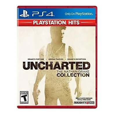 Uncharted The Nathan Drake Collection For PlayStation 4 PS4 *BRAND NEW* PS HITS* • $14.95