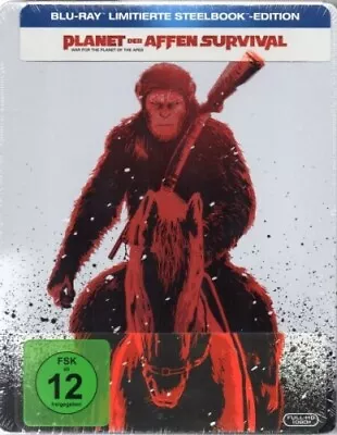 Planet Der Affen - Survival - Limited Steelbook Edition - BluRay - Neu / OVP • £13.87