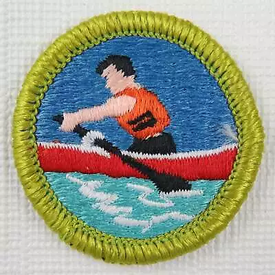 Rowing Current Plastic Back Merit Badge [MB-173] • $2.95