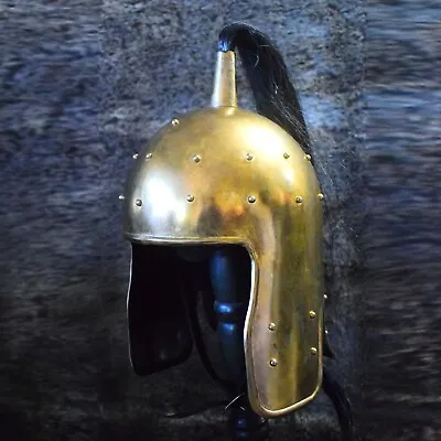 Medieval Helmet Functional 18G Steel Warrior Knight Helmet • $169.90