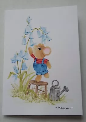  Hand Painted  Greetings Card  THE MICE • £2.50