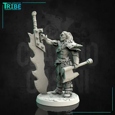 Male Barbarian Fighter Hunter Miniature 28mm 32mm Dungeon Dragons D&D RPG • £11.57