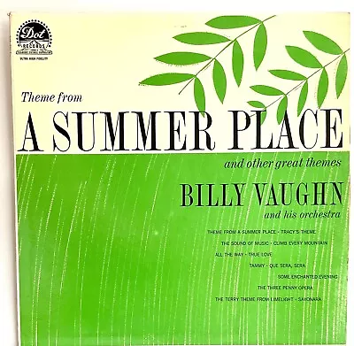 Billy Vaughn And His Orchestra – Theme From A Summer Place Vintage Vinyl Album • $10.99