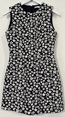 And Other Stories Short Star Print Navy Dress Size 8 Excellent Condition • $29