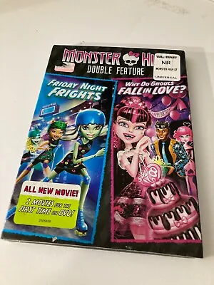Monster High Double Movie Why Do Ghouls Fall In Love Friday Night Frights DVD • $13.56