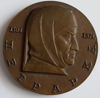 £43.51 • Buy Table Medal 600 Years From The Death Of Frances Petrarchi 1304-1374