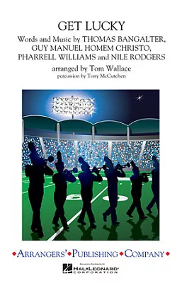 Get Lucky Arrangers' Publ Marching Band Score & Parts • $78.40