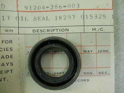 Honda NOS CB350 CB360 CB400 CB500 Oil Seal 18x29x7 # 91204-286-003.   A1 • $3.99