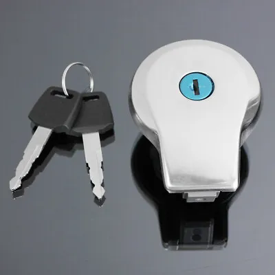 Fuel Gas Tank Cap Cover Lock Key Fit For Yamaha Virago XV125/250 XV535/750/1100 • $20.20