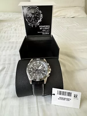 CITIZEN BL5558-15H Eco-Drive Brycen Super Titanium Men's Chronograph Watch • $169.99