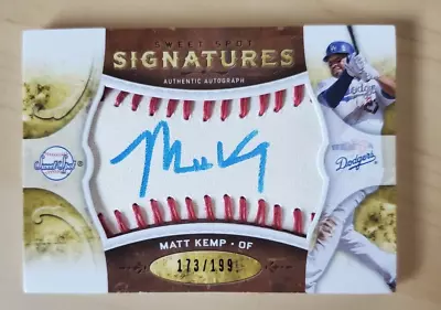 2009 UD Sweet Spot Signatures Matt Kemp Auto 173/199 #S-MK Los Angeles Dodgers • $24.99