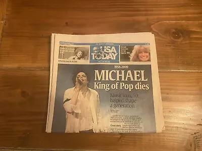 USA Today Remembering Michael Jackson- Dated 6/26/09 • $10