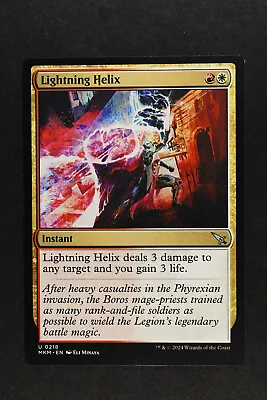 Magic The Gathering: Lightning Helix - MKM - Uncommon - NM - MTG • $0.99