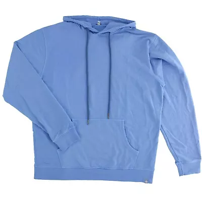 Peter Millar Men's Hoodie Pullover T-Shirt Lightweight Classic Fit Light Blue • $59.99