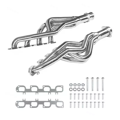 Long Tube Stainless Steel Headers Manifold For Dodge Ram 1500 5.7L 2009-2018 • $159.43