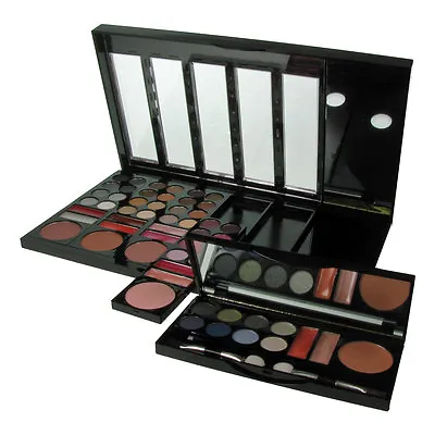 W7 Makeup Palette Eyeshadow Beauty On The Go Colours Detachable 55pc • £9