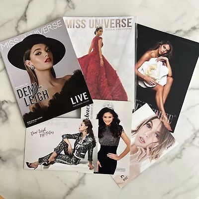 Miss Universe Program Books. Pia Wurtzbach - Demi Leigh - Iris Mittenaere • $400