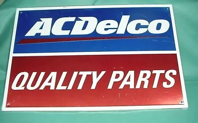 $149.95 • Buy Gm Ac Delco Quality Parts Sign Showroom Dealership Man Cave Gas Station Oil