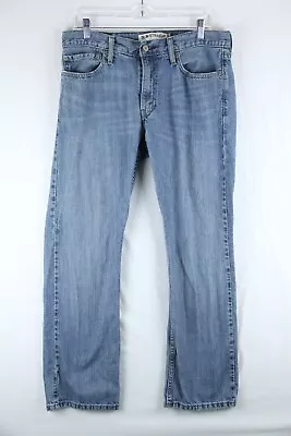 Levis 514 Slim Straight Leg Jeans Mens Sz 33x30 Mid Rise Medium Wash 100 Cotton • $19.99