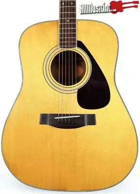 Vintage Yamaha Japan FG-201 Mahogany Natural Acoustic Guitar • $324.95