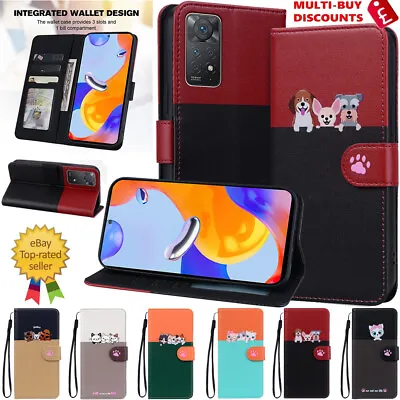 Fr Xiaomi 13 12C 11T Redmi Note 12 11 10 9 8 Pro Case Magnetic Wallet Flip Cover • $12.69