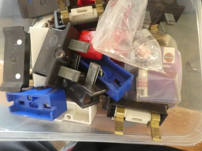 £4.99 • Buy Box Of Old Style Fuses, Fuse Holders , One Trip Switch And Various Bits (Wylex)