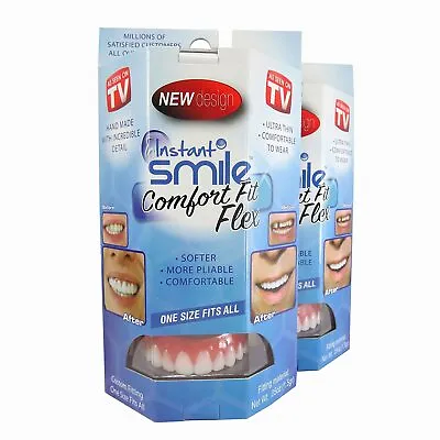 Instant Smile Flex 2 Pack - Upper Cosmetic Veneers For A Perfect Smile! • $45.50
