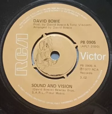 David Bowie Sound And Vision - Original Rca 7  Vinyl Single • £1.49