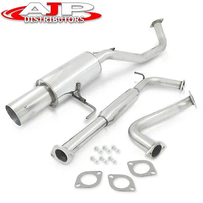 Stainless Steel Catback Exhaust System 57mm + 4  Tip For 2000-2003 Nissan Maxima • $174.99