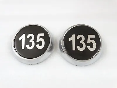 2x Plastic Bonnet Badge For Massey Ferguson 135 Tractor Medallion-3614 #13-27 • £35.29