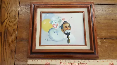 Vintage Clown Painting*****Framed • $25.50