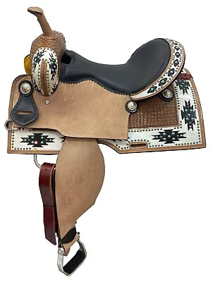 Mousm Handmade Leather Vintage Saddle Western English Horse Racing Saddle • $399