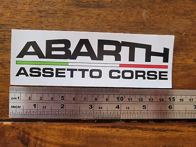 Car Sticker - Abarth Assetto Corse - Set Of 2 - 150mm Length | Toolbox Outdoor • $4.50