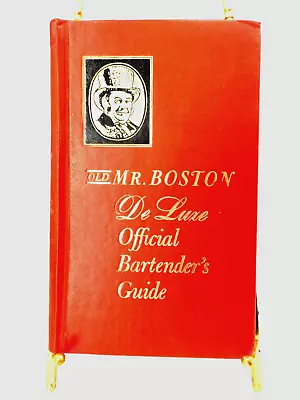 Drink Recipes Mr. Boston Bartender's Guide De Luxe Official 1968 HC 150 Pages • $7.84