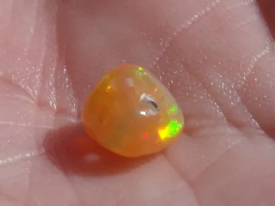 1.20 Ct. Mexican Cantera Fire Opal Bead For Necklace Jewelry • $105