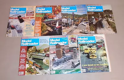 Lot Of 7 Issues Of 1990 Model Railroader Magazine • $5.99