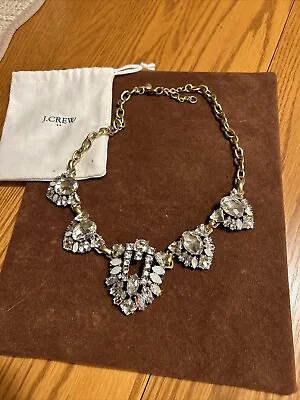 Stunning Signed J. CREW Necklace 18”-20” Adjustable Comes With Carry/Travel Bag • $11.99