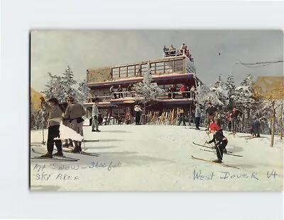 Postcard Mount Snow Ski Area West Dover Vermont USA • $6.97