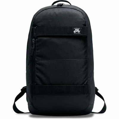 $58.50 • Buy Nike SB Backpack Courthouse Black Skateboard Straps School Travel Bag