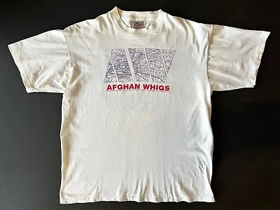 ORIGINAL VINTAGE SUB POP AFGHAN WHIGS Band T-Shirt Nirvana Melvins Mudhoney • $450