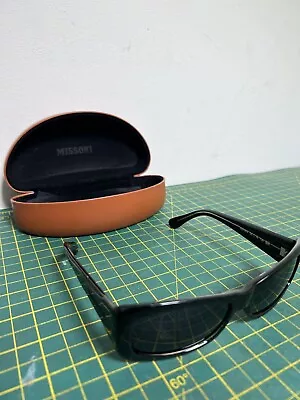 MISSONI MI51404 Black Frame Designer Sunglasses In Case • £24