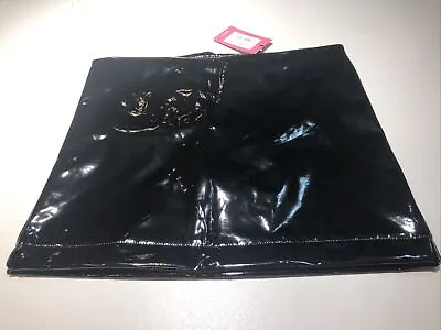 Edikted- Womens Black Latex Skirt- Size S   • $21.99