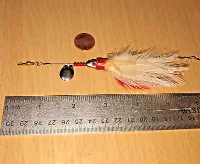 8  Original Voo Doo Tail Hackle Feather Bucktail Musky Lure Tackle Box Find • $11.61